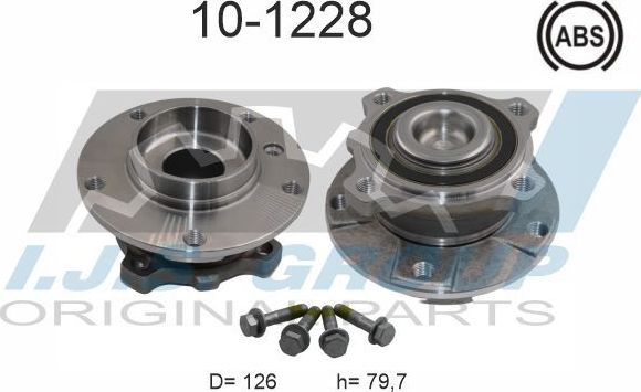 Ступичный подшипник (комплект) IJS Group. Артикул 10-1228