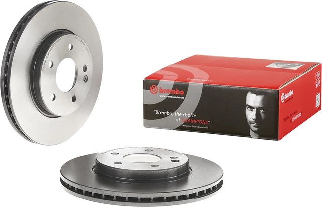 Тормозной диск Brembo UV Coated передний для Mercedes-Benz CLK-Класс I (C208, A208) 1997-2002. Артикул 09.6845.11