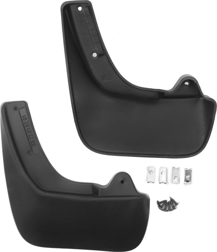 Брызговики Frosch (в пакете) задняя пара для Mazda 3 II седан 2011-2013. Артикул NLF.33.22.E10