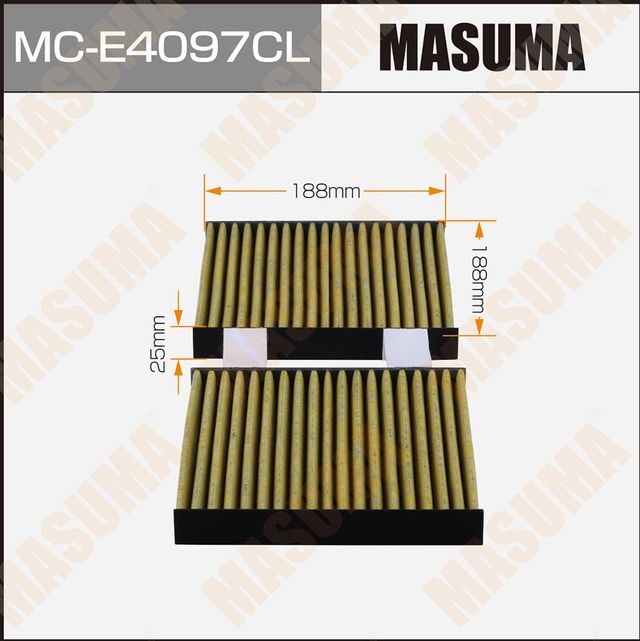 Салонный фильтр Masuma. Артикул MC-E4097CL