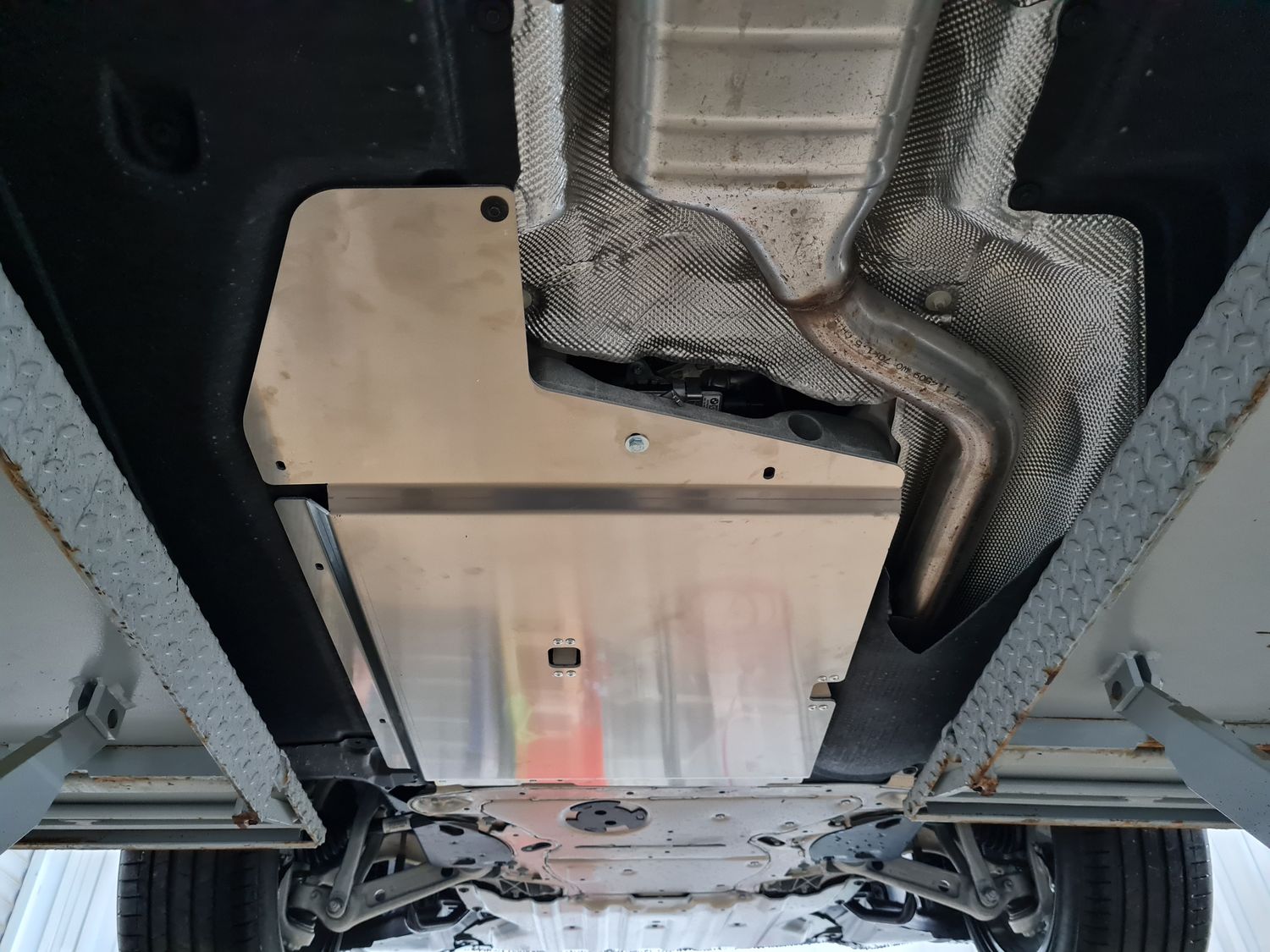 Защита алюминиевая АВС-Дизайн для АКПП BMW 6 G32 рестайлинг 2020-2026 4WD. Артикул 34.19ABC