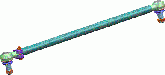 Рулевая тяга продольная Lemforder. Артикул 38415 01