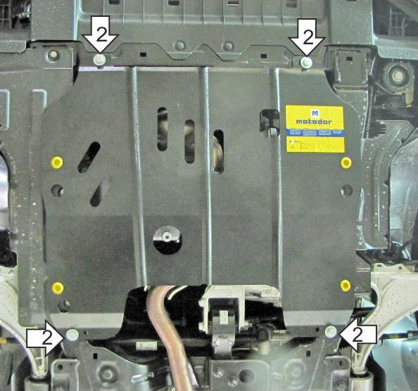 Защита Мотодор для картера и КПП Chevrolet Volt 2011-2015. Артикул 73005