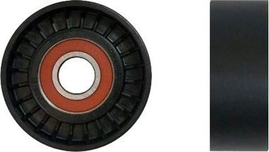 Натяжной ролик (натяжитель) приводного поликлинового ремня Denckermann (полимерный материал). Артикул P200011