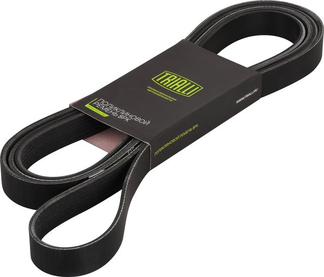 Приводной ремень поликлиновой Trialli (EPDM (Этилен-пропиленовый каучук)) для Ford Ranger III 2011-2015. Артикул 7PK3143