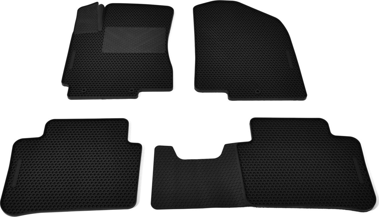 Коврики резиновые Avtodriver SOTABOARD для салона Hyundai Solaris I 2010-2014 Черные. Артикул EVTS.0272