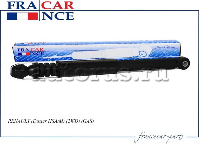 Амортизатор RENAULT DUSTER 10- 2WD задн.лев.прав.газ (Francecar). Артикул FCR210684