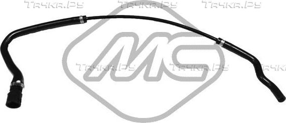 Патрубок радиатора (системы охлаждения) Metalcaucho для BMW 1 I (E81/E82/E87/E88) 2006-2012. Артикул 09885