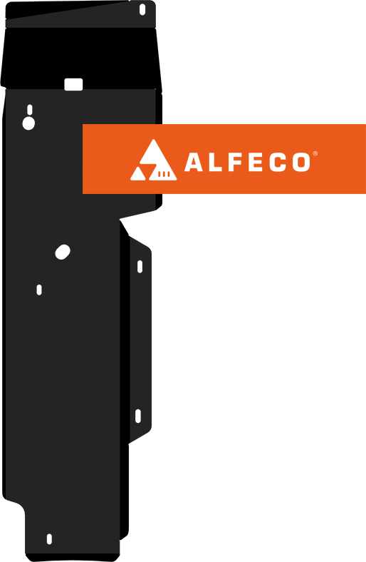 Защита Alfeco для топливопровода Honda CR-V IV 2012-2018. Артикул ALF.09.33