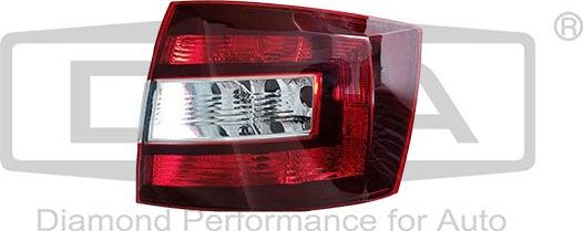 Фонарь задний DPA правый для Skoda Rapid I 2012-2019. Артикул 89451706902