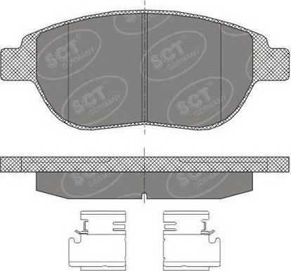 Тормозные колодки SCT-Germany SP 435 PR. Артикул SP 435 PR