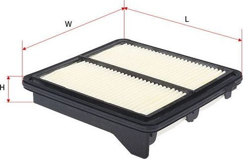 Воздушный фильтр Sakura для Honda Civic VIII 2006-2011. Артикул A-16800