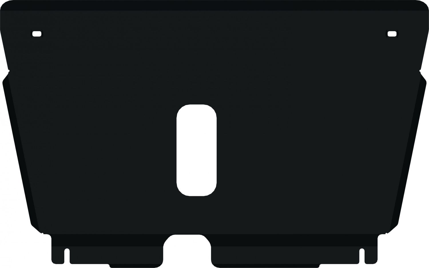 Защита Alfeco для картера и КПП Toyota Vitz II XP 90 2WD 2005-2011. Артикул ALF.24.58