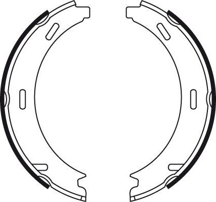 Тормозные колодки (стояночная тормозная система) TRW. Артикул GS8481