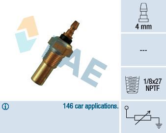 Датчик температуры охлаждающей жидкости FAE для Honda HR-V I 1999-2006. Артикул 32350