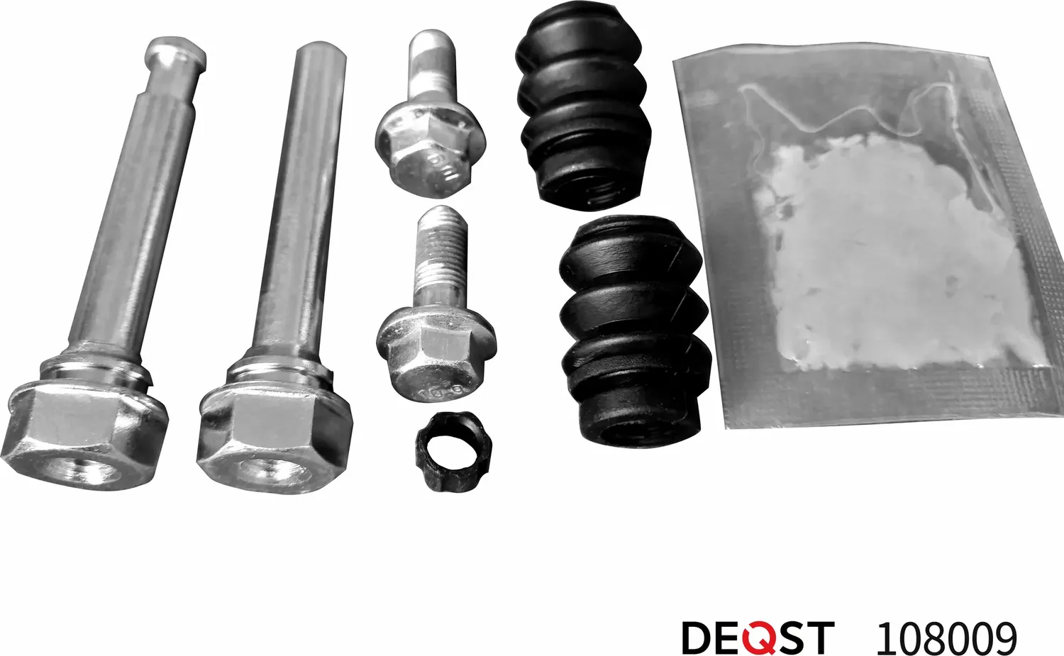 Комплект направляющих тормозного суппорта переднего (направляющая O 9,9mm, суппо (Deqst). Артикул 108009