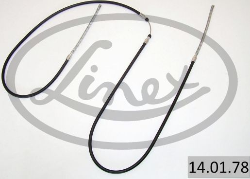Трос ручника (тросик ручного тормоза) Linex. Артикул 14.01.78