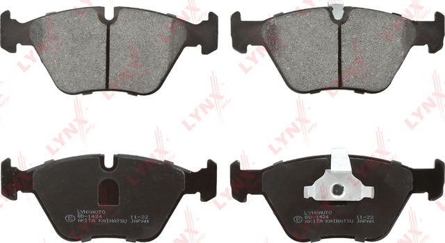 Тормозные колодки LYNXauto передние для BMW 5 IV (E39) 1996-2004. Артикул BD-1424