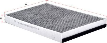 Салонный фильтр Sakura. Артикул CAC-26080