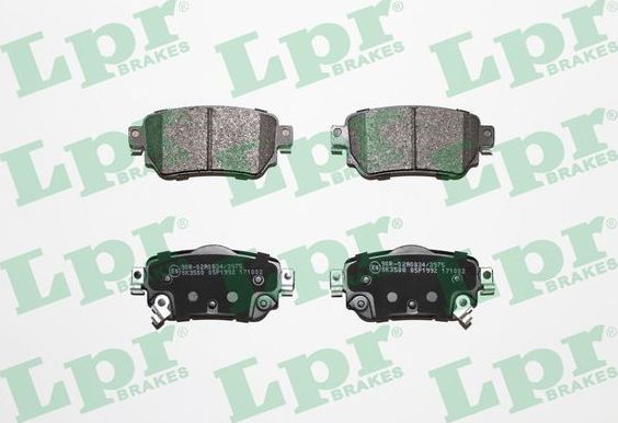 Тормозные колодки LPR. Артикул 05P1992