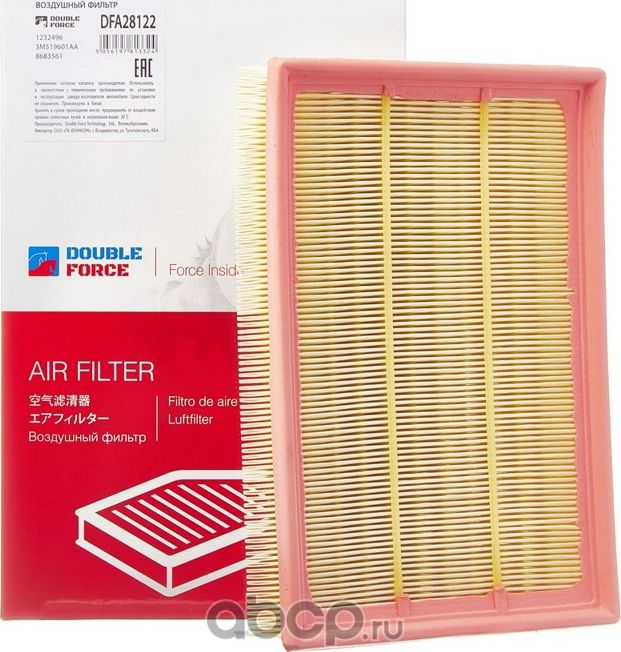 Фильтр воздушный (Double Force). Артикул DFA28122
