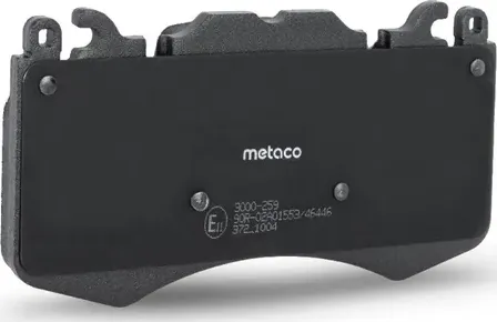 Колодки тормозные передние к-кт (Metaco). Артикул 3000259