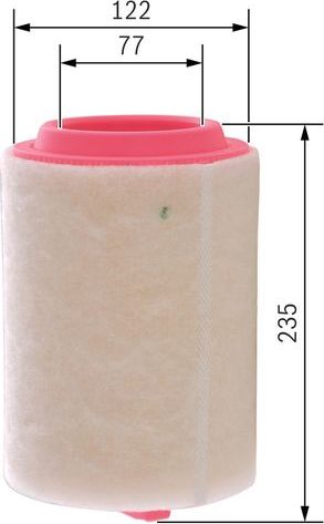 Воздушный фильтр Bosch для MINI Hatch II (R56) 2010-2013. Артикул F 026 400 367