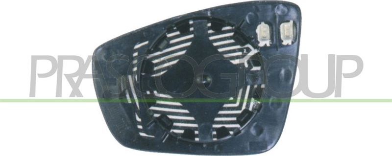 Зеркальное стекло бокового зеркала Prasco. Артикул VG0237503