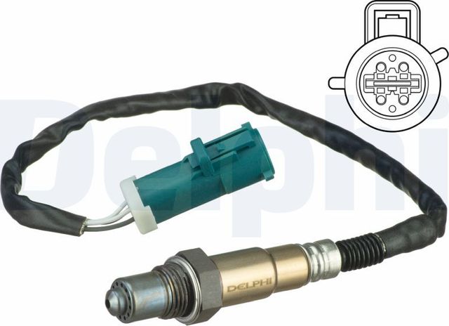Лямбда-зонд (кислородный датчик) Delphi. Артикул ES20629-12B1