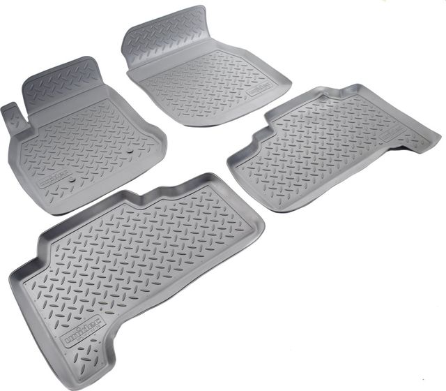 Коврики Норпласт для салона Lexus LX470 1998-2007. СЕРЫЕ. Артикул NPL-Po-88-39Grey