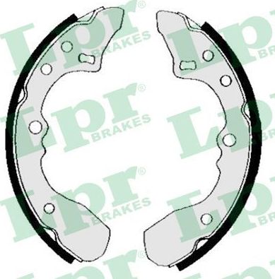 Тормозные колодки LPR задние для Mazda 323 IV (BG) 1989-1994. Артикул 05320