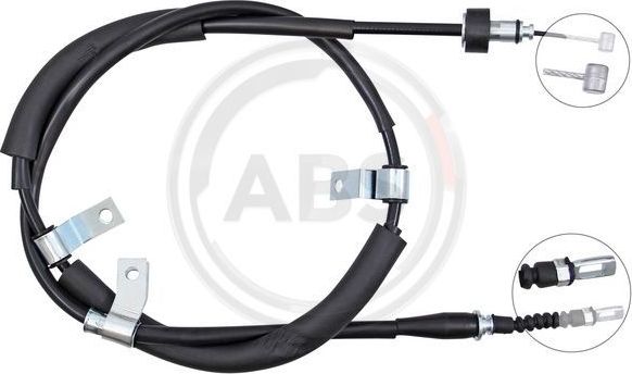 Трос ручника (тросик ручного тормоза) ABS. Артикул K17318