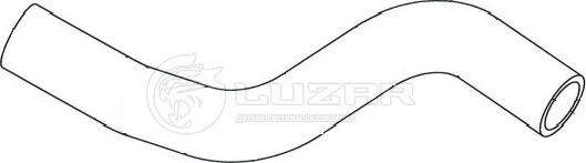 Патрубок радиатора (системы охлаждения) Luzar (EPDM (Этилен-пропиленовый каучук)). Артикул LPK 14011