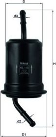 Топливный фильтр Mahle. Артикул KL 115