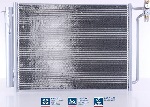 Радиатор кондиционера (конденсатор) Nissens (алюминий). Артикул 94605