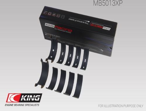 Вкладыши коренные King. Артикул MB5013XP
