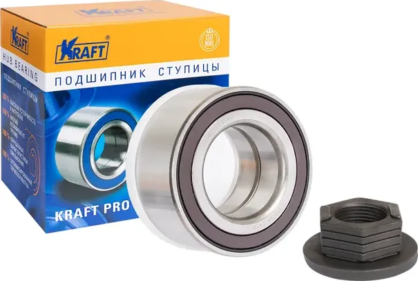 Подшипник ступицы FORD FOCUS 1 -04 перед.с ABS (Kraft). Артикул KT204589