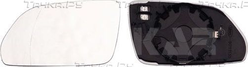 Зеркальное стекло бокового зеркала Alkar левое для Skoda Octavia A5 2004-2009. Артикул 6411111