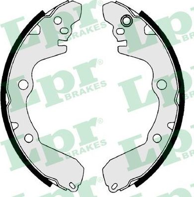 Тормозные колодки LPR задние для Chrysler Sebring II 2001-2007. Артикул 09680