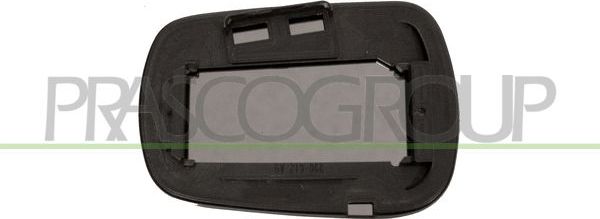 Зеркальное стекло бокового зеркала Prasco правое для Ford Fusion I 2002-2012. Артикул FD3407503