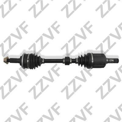 Полуось (привод в сборе, приводной вал) ZZVF передняя левая для Mazda 6 I (GG) 2002-2008. Артикул MZ-9-005
