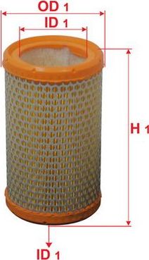 Воздушный фильтр Sakura. Артикул A-2527