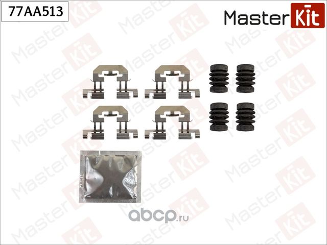 Комплект установочный тормозных колодок KIA SORENTO III (UM) 2015 (Master KIT). Артикул 77AA513