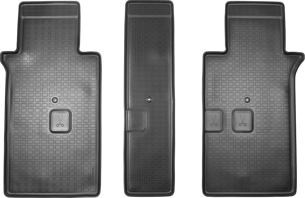 Коврики Норпласт для салона Kia Carnival IV (3 ряд 8-ми местная версия) 2020-2026. Артикул NPA00-C43-035