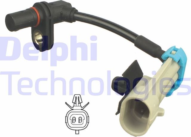 Датчик ABS Delphi передний для Opel Antara I 2006-2017. Артикул SS20317
