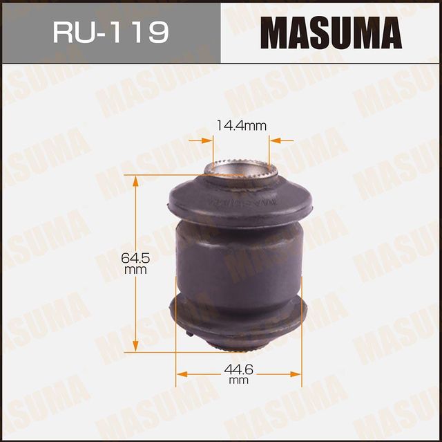 Сайлентблок переднего рычага подвески Masuma. Артикул RU-119