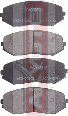 Тормозные колодки Akyoto Packing AKYOTO. Артикул AKD-07102