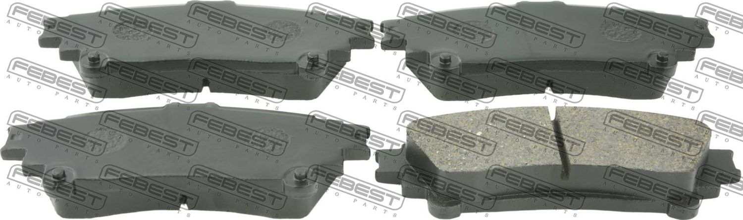 Тормозные колодки Febest. Артикул 0101-GGL15R