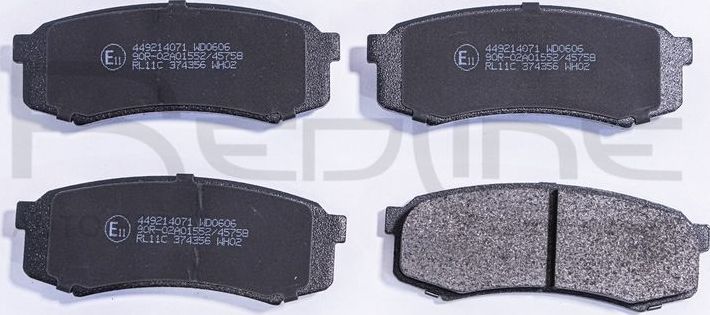 Тормозные колодки RED Line. Артикул 27TO012