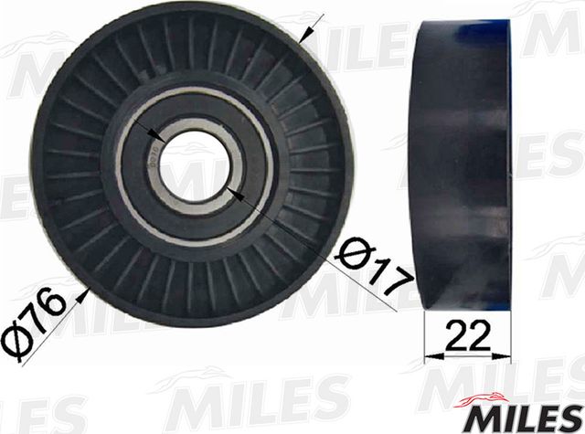 Натяжной ролик (натяжитель) приводного ремня Miles. Артикул AG03185